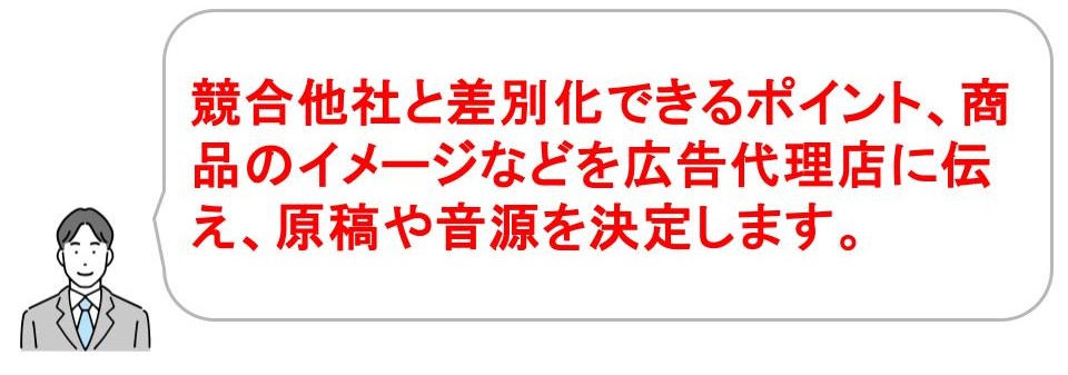 ラジオCMが放送されるまでの手順｜埼玉｜株式会社サムライ